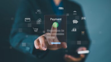 Digital,Banking,Network,,Internet,Payment,,Financial,Technology,Or,Fintech,Concept.