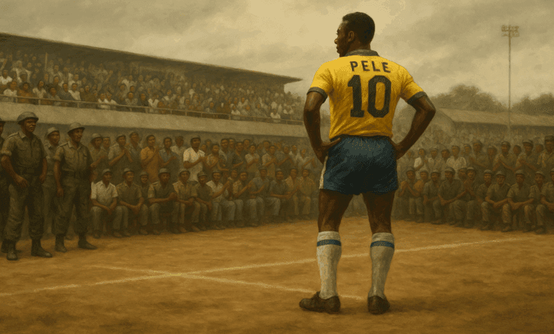 o dia em que Pelé parou uma guerra