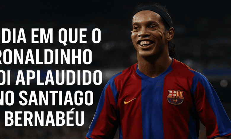 o dia que ronaldinho foi aplaudido no santiago bernabeu