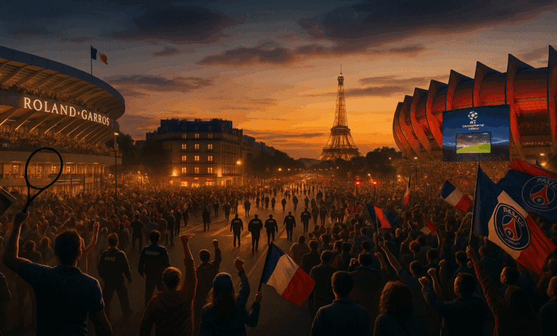 Paris recebe final da champions e roland garros nesse sabado
