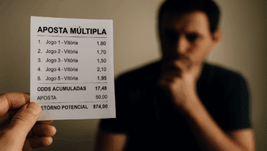 uma amostra de bilhete de aposta multipla