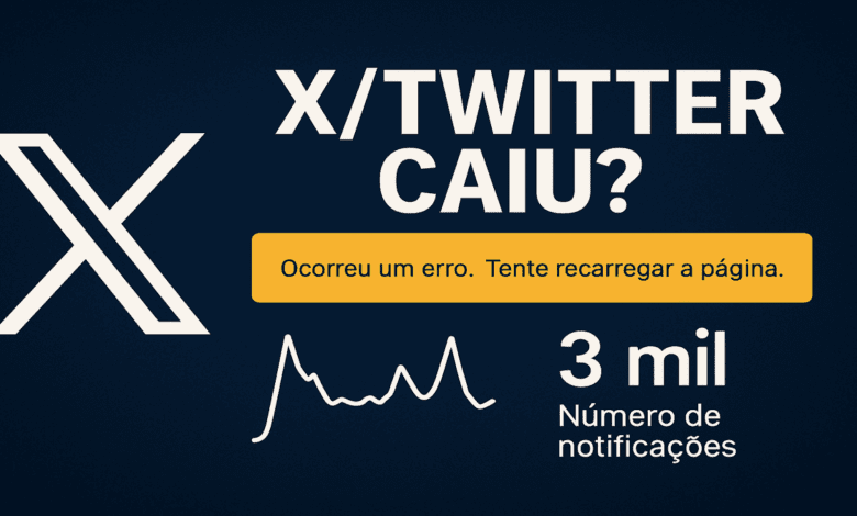 twitter x caiu