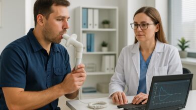 como é o exame de espirometria