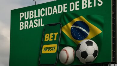 Bets mantêm protagonismo nos Estaduais e movem mais de R$ 70 milhões em patrocínios 3 um outdoor, falando sobre a publicidade das bets no brasil