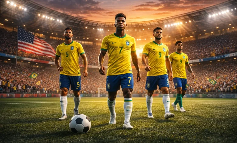 Seleção brasileira em campo 2026