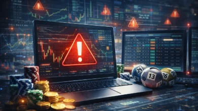 Coaf registra disparada de movimentações suspeitas envolvendo apostas e loterias em 2025 3 um computador com icone de risco na tela