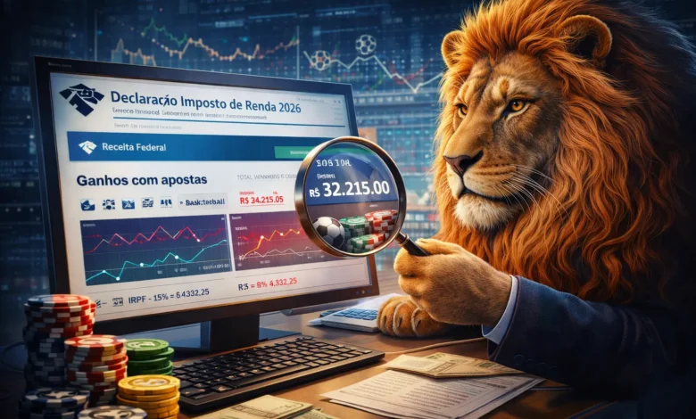 Leao analisando imposto de renda sobre bets e apostas