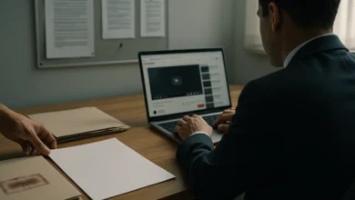Stellar Gaming defende educação financeira e proteção em bets 5 regulacao, apostas, consumidores — Foto editorial de sala regulatória: mesa, documentos, laptop com tela genérica desfocada,